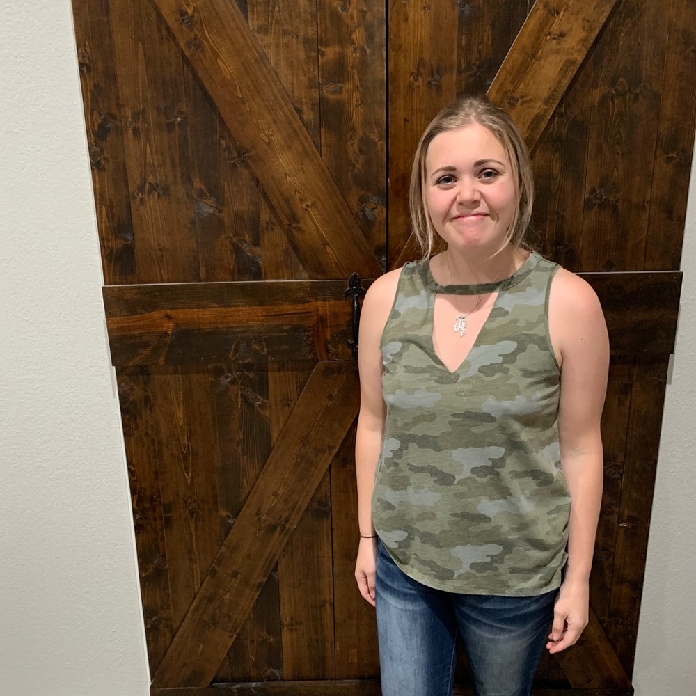 Camo tank top